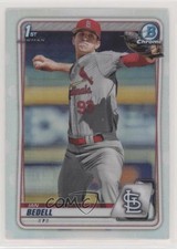 2020 Bowman Draft Chrome Refractor Ian Bedell #BD-100 ut4