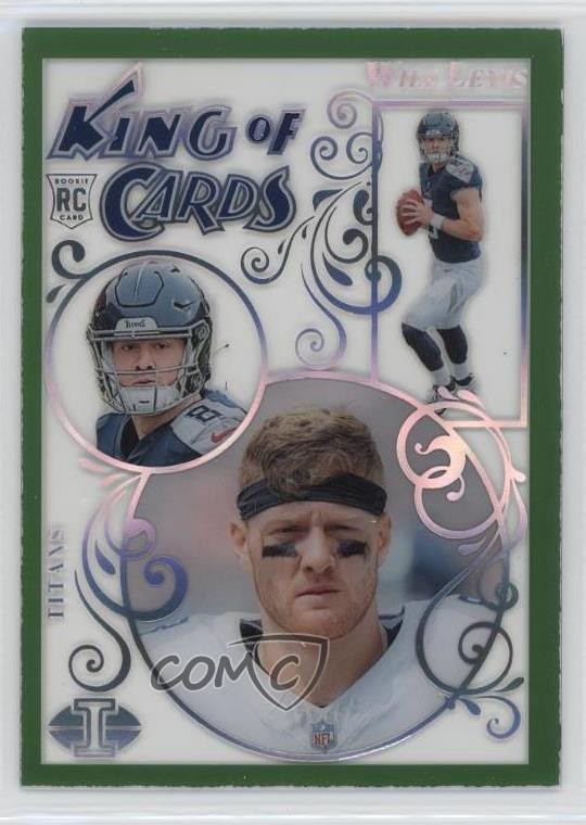 2023 Panini Illusions King of Cards Emerald Will Levis #20 Rookie RC