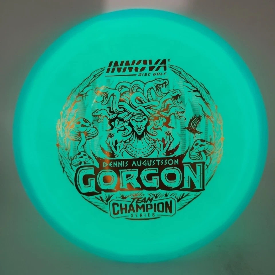 Innova Proto Glow Halo Champion Gorgon Dennis Augustsson Tour Series Blue/Copper - Image 4 of 4