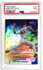 1999 Finest #208 Andy Pettitte Refractor Yankees PSA 9 Low Pop