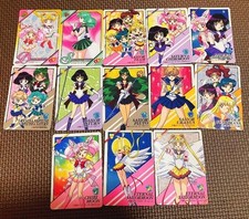 Bandai Sailor Moon Carddass Trading Card Set 17 Card Collection Series