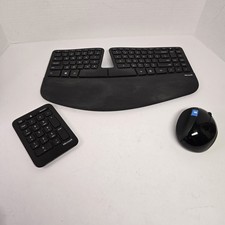 For Parts - No Dongle - Read - Microsoft Sculpt Ergonomic Keyboard and Mouse