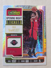 2023-24 Panini Contenders NBA Fred VanVleet Opening Night Ticket SP/25 Rockets