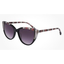 Draper James Cat Eye Sunglasses Black Stripe Lenses NWOT DJ7045