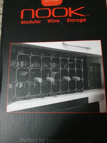 MODULAR WINE STORAGE BY NOOK BNWT 9 BOTTLES STORAGE - Picture 5 of 5