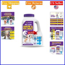 Pet Safe Snow & Ice Melt 10 lbs, Eco-Friendly, Works Under -25°F, Safe for Co...