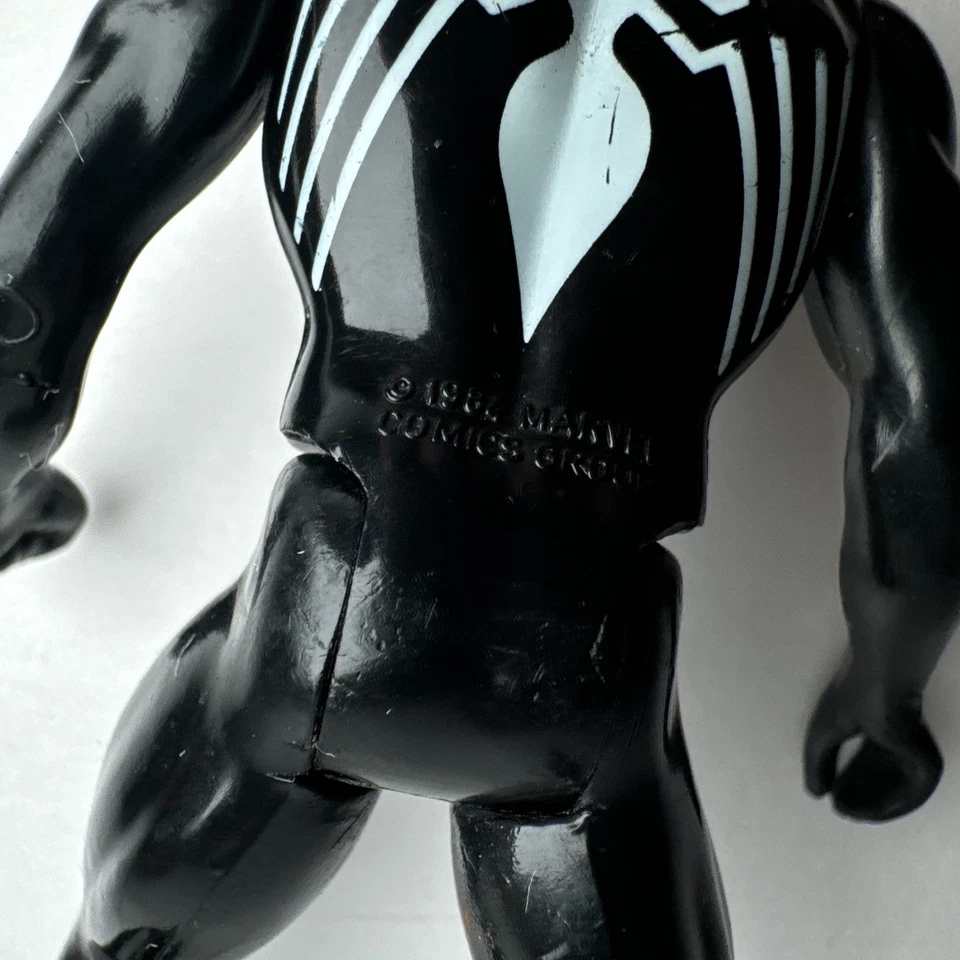 Mattel Secret Wars Black Suit Spider-Man Vintage 1984 Original Action Figure - Image 4 of 4