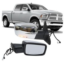 Passenger Side Mirror Compatible with 2013 Right Passenger Side-11 Pins Chrome