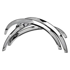 For Chevy Silverado 1500 2014-2017 QMI 145031 Polished Wide Fender Trim
