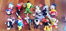 Vintage Looney Tunes bean bag plush 12 months/holidays set 1999
