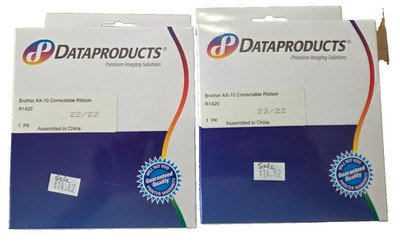 Lot of 4 - DataProducts #R1420 for Brother AX-10 Correctable Ribbon