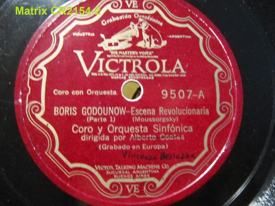 UNISSUED 1928 Boris Godunov Revolutionary Scene Russian COVENT GARDEN Belleza 2x - Image 2 of 4