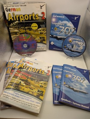 Flight Simulator Add-On Bundle  German Airports 2 + Legendary 707 komplett