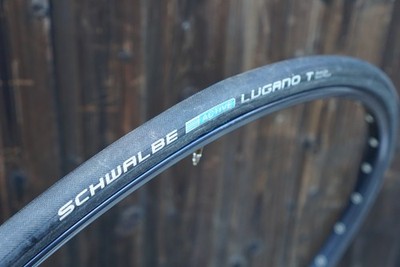 1x NOS  Schwalbe Lugano T Active  700x22c 22x622 28'' 27''  Vintage Tubular Sew Up