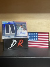 Adrian Morejon, 2020 National Treasures, Stars & Stripes Relic Auto #12/25, #162