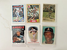 California Angels 6 Card Mixed Lot vintage 🔥🔥