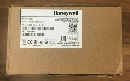 Zupełnie nowy zestaw skanera kodów kreskowych Honeywell 1991i XP (1991ISR-3USB-5-N) US Free TAX - Zdjęcie 3 z 5
