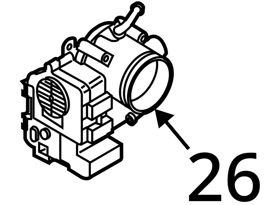2010-2014 年大众高尔夫油门车身 VIWJK — 第 4/4 张图片