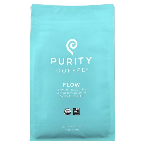 Flow, Whole Bean, Medium Roast, 12 oz (340 g)