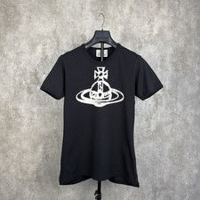 Vivienne Westwood Brushstroke Orb T-Shirt Black Men's Size M Medium Authentic