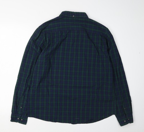 Red Herring Men's Green Check Casual Shirt, Large - Picture 2 of 12