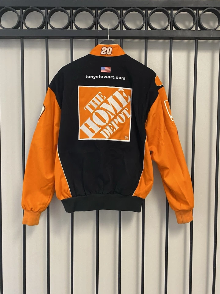 Chase Authentics By JH Design Tony Stewart Home Depot Nascar Jacket Mens Size M - Image 2 of 3