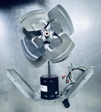 Y4L403D01GG (000015029) Used Good Condition Fan Shroud Blade +Motor, 115V, 60HZ