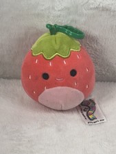 Squishmallow 3.5 Inch Keychain Strawberry