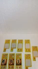 Vintage 1985 GI Joe Triple Win Scratch Card Sticker Scratched Lot Of 9
