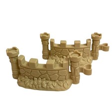 Fisher Price Little People Accessories Stone wall castle fence gate