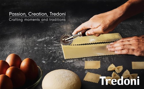 Tredoni 1,6" Ruota per Pasticceria Tagliapasta Crimpasta Acciaio Inox - Foto 3 di 5