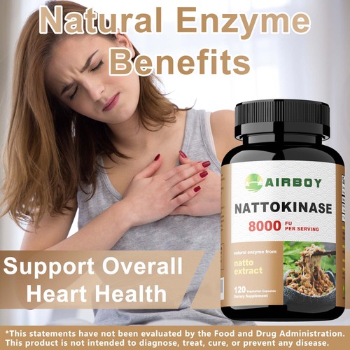 Nattokinase 8,000 FU - Cardiovascular and Heart Health, Circulation Support - Picture 6 of 12