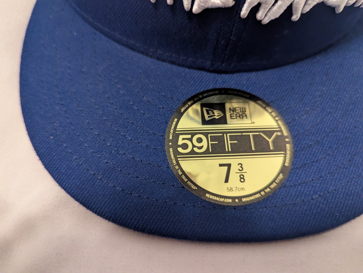 New Era X Fuckin Awesome Blue Hat Used | eBay