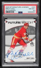 2020-21 SP Signature Edition Legends 68/99 Brett Hull #431 PSA 8.5 Auto HOF 01g1