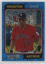 2023 Heritage High Number Chrome Blue Sparkle Refractor Mauricio Dubon #653 1as3