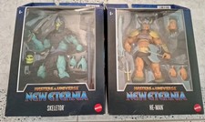 MOTU Masters of the Universe, New Eternia, He-Man+Skeletor