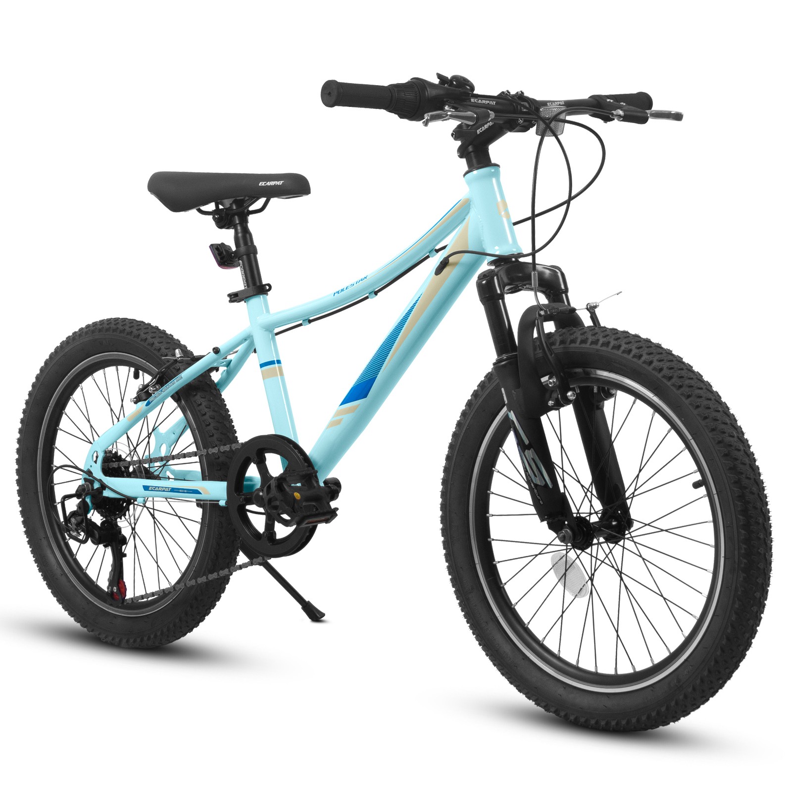 20 inch Children's Bicycle, Shock Absorbing Front Fork 7 - Speed Fat Tire Bike