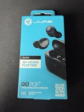 Image of JLab Go Air Pop True Wireless Earbuds Bluetooth In-Ear Headphones Black New