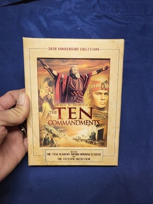 The Ten Commandments (Three-Disc DVD 50th Anniversary Collection) NEW