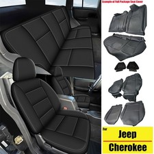 All Inclusive Custom For Jeep Cherokee 2007-2013 Car 5-seat Covers Cushion Pad