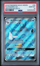 Pokemon TCG Kingdra GX 66 PSA 10 - 2018 Dragon Majesty - Low Pop !