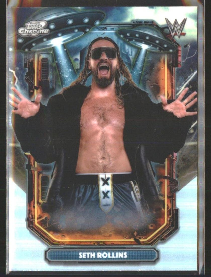 2026 Topps Chrome Cosmic WWE Seth Rollins Extraterrestrial Talent