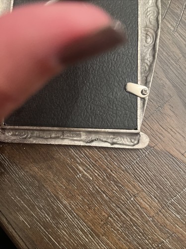 Barron Pewter Picture Frame W/ Swirls 3.5" x 5" Back Stand - Picture 9 of 10