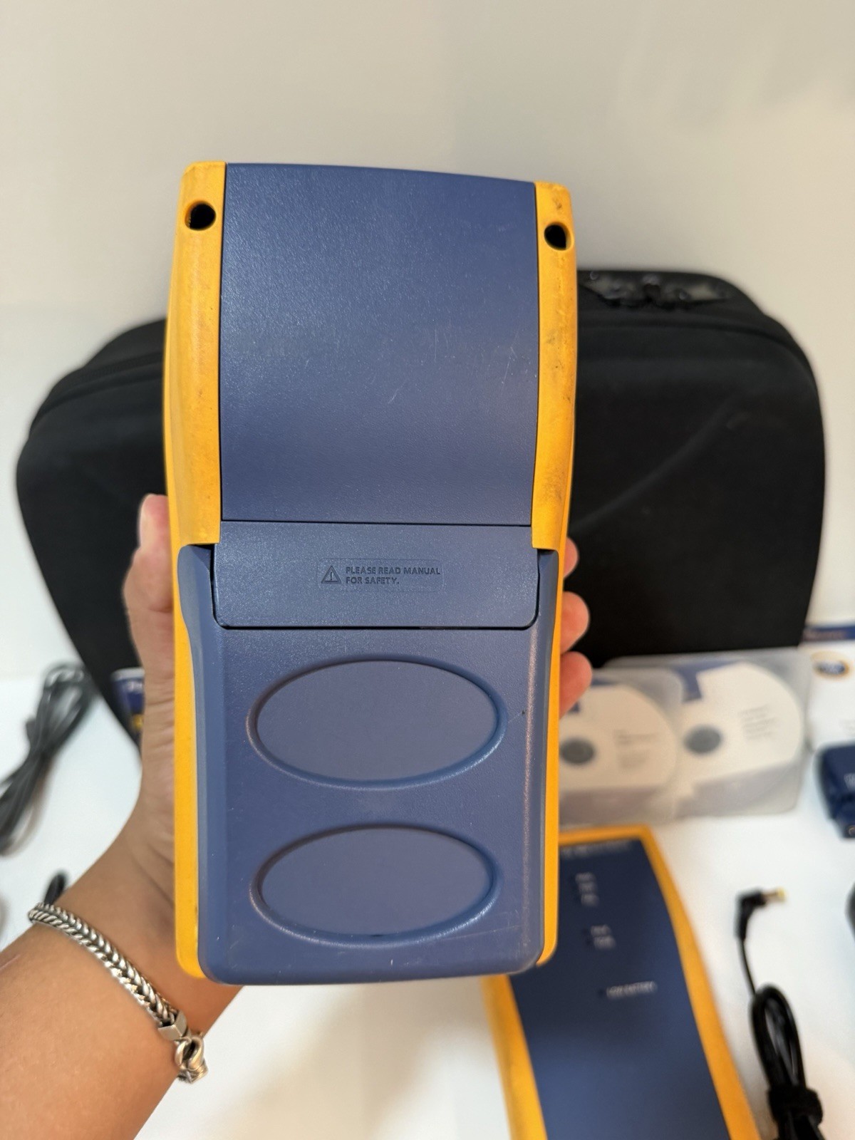 FLUKE NETWORKS DTX-1800 DTX CABLE ANALYZER KIT & PLA002  (TESTED) -FREE SHIPPING