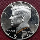 1970 S Kennedy Half Dollar 50c Silver Cameo Proof High Grade Rare Coin #95242