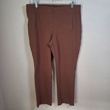 Chico's Rich Mahogany So Slimming Juliet Straight Leg Ankle Pants; Sz 1.5 M-10