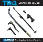 Front Tie Rod End Drag Link Adjuster Steering Kit Set 6pc for 07-18 Wrangler JK