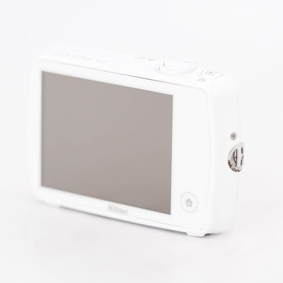 Nikon COOLPIX S01 White Compact Digital Camera 10MP Touchscreen