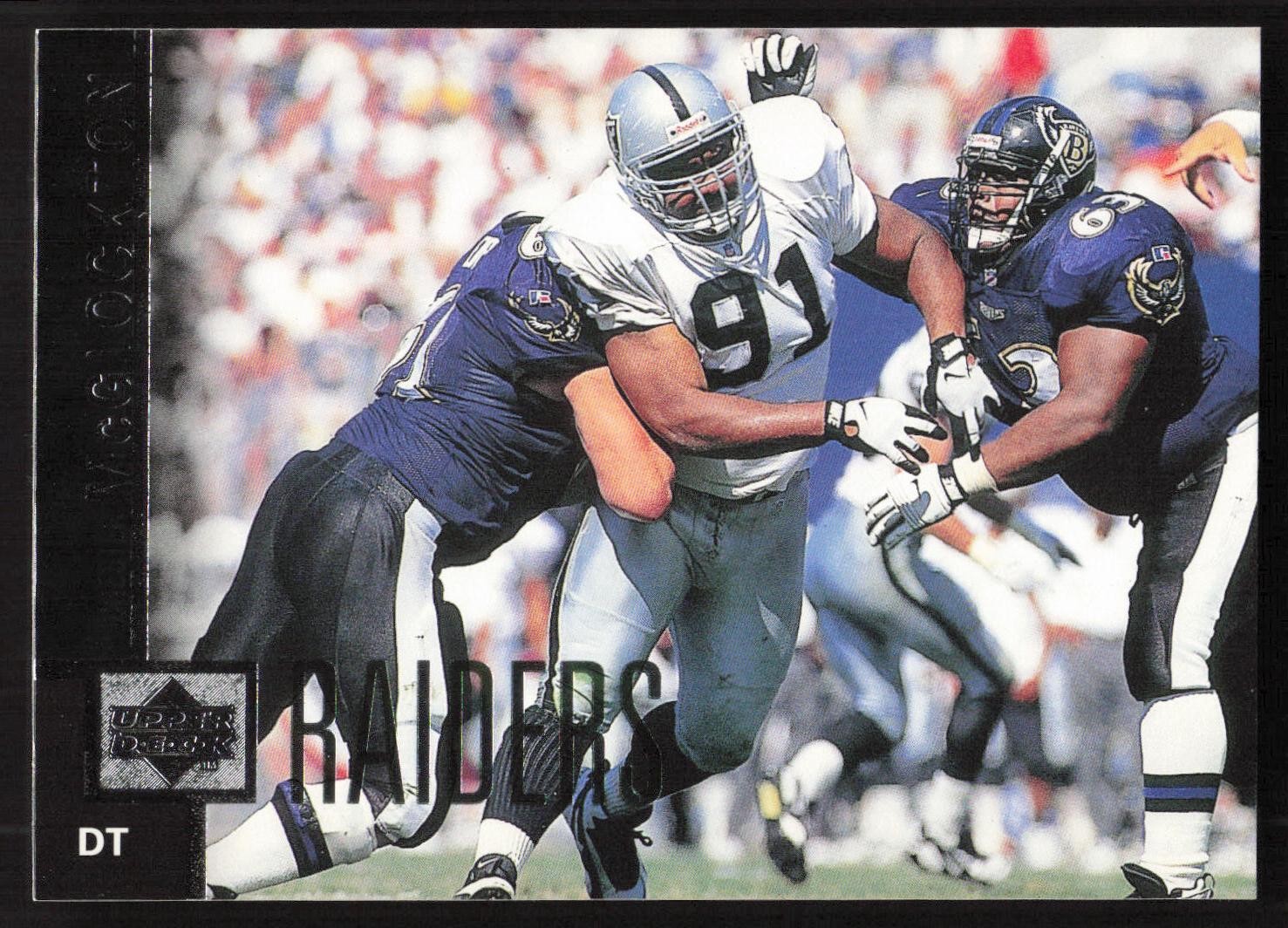 Chester McGlockton, 1997 Upper Deck, #239, Oakland Raiders,