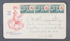 MayfairStamps Australia FDC 1955 Strip YMCA Centennial First Day Cover aax_90989